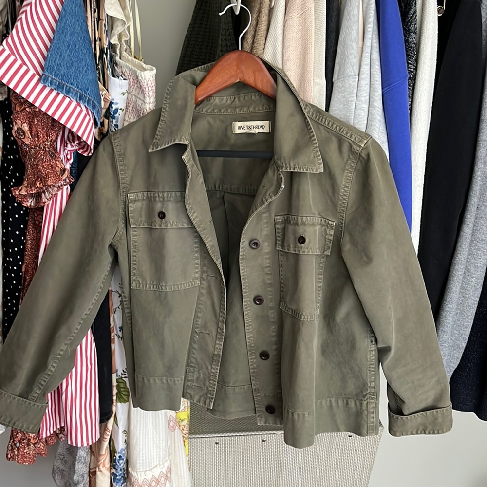 Madewell Rivet & Thread Spring Jacket - Medium